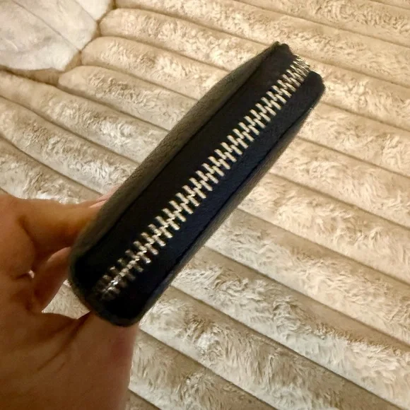 Michael Kors Black Pebbled Leather Wallet - Picture 4 of 5